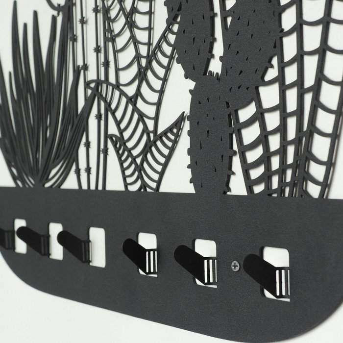 Aberto Design Cactus Metal Hanger APT612 Negro